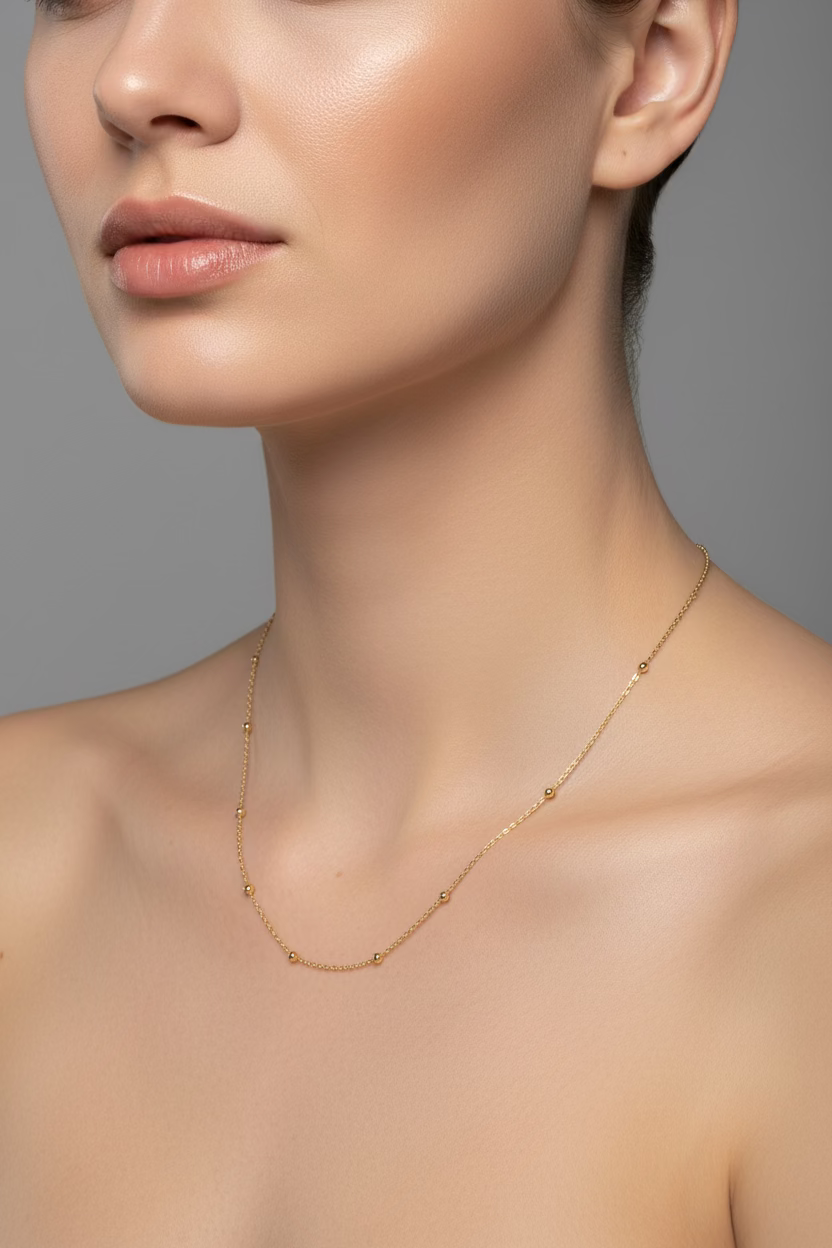 14K 24IN BALL CHAIN NECKLACE 2.5N-60CM LCC-35180048