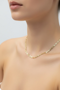 14K 22IN STARBURST VALENTINO NECKLACE CHAIN 3N-55CM LCC-29470028