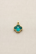 14K GREEN CLOVER PENDANT