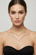 14K LV INSP QUATREFOIL LONG NECKLACE  Um621008P772L