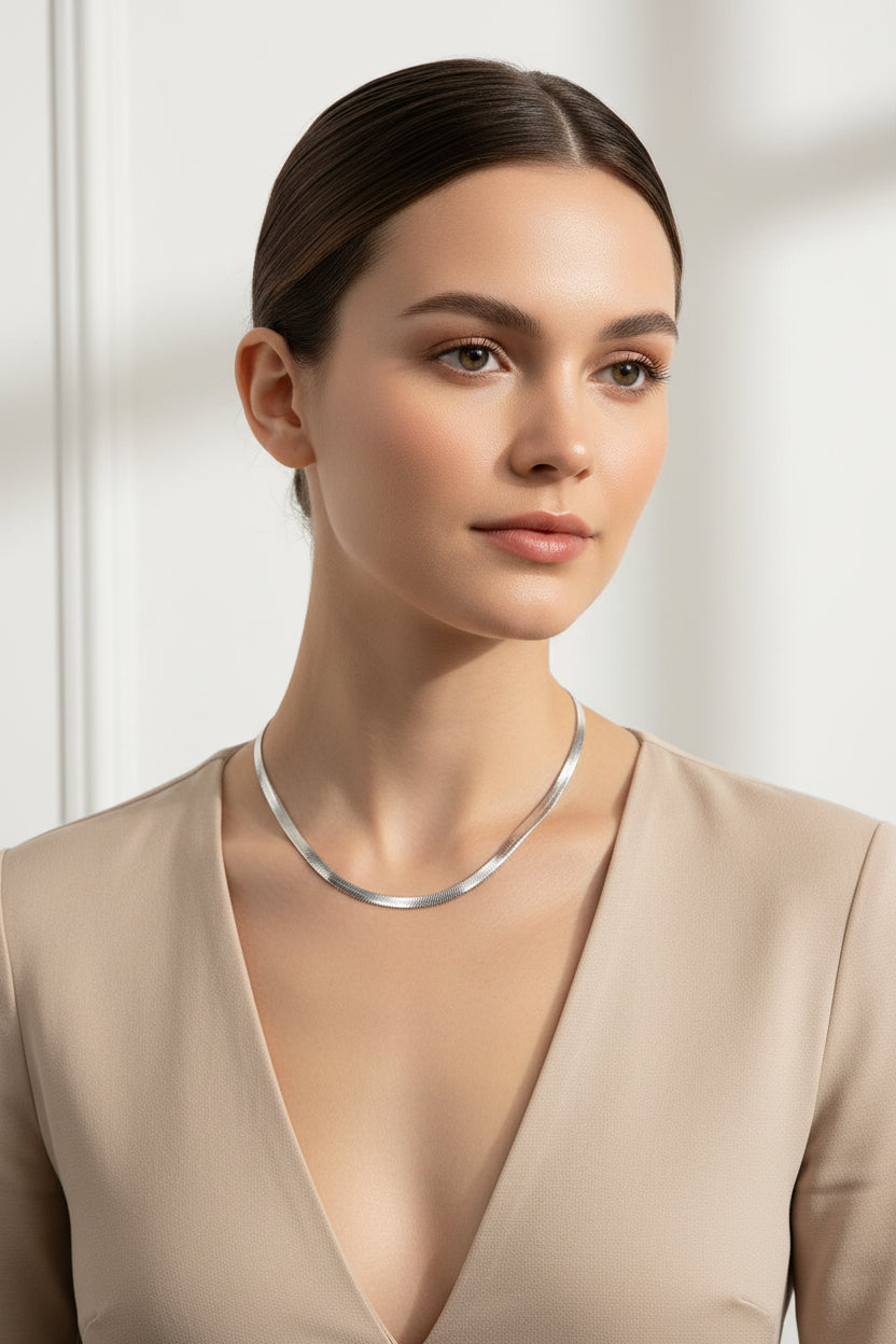STS 20IN FLAT SNAKE CHAIN 3N-50CM BL-00090010