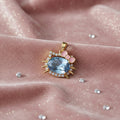 14K CLEAR HELLO KITTY INSP PENDANT