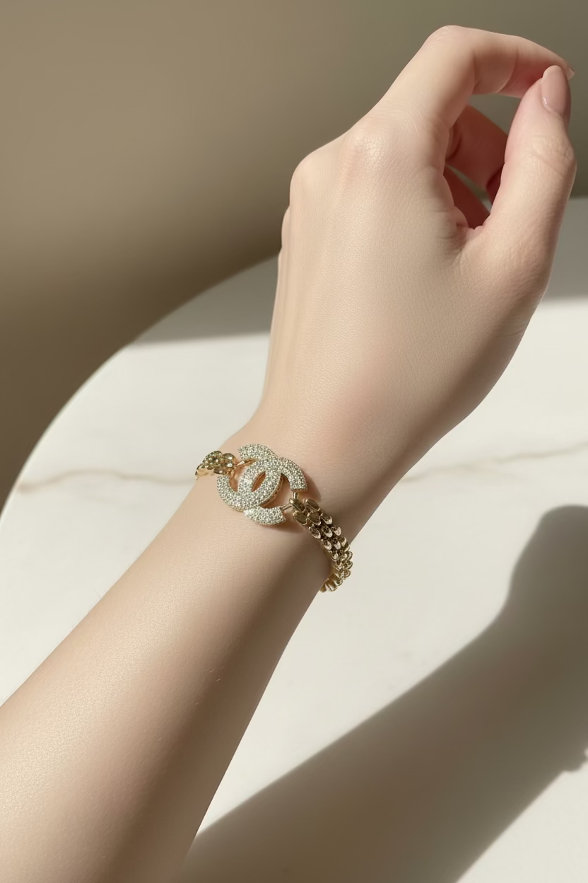 14K CC INSP WATCH WRIST BAND BRACELET RQ361