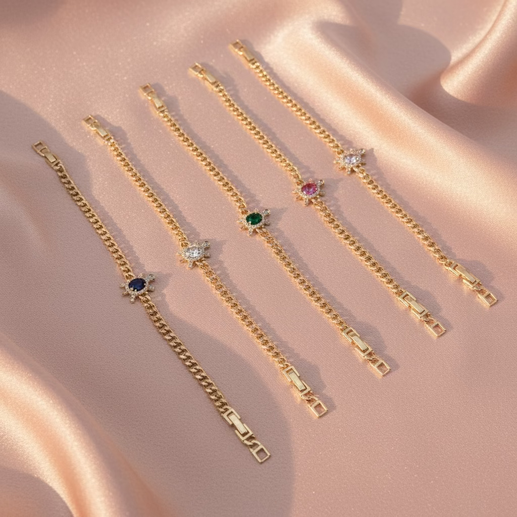14K TURTLE BRACELET VARIETY