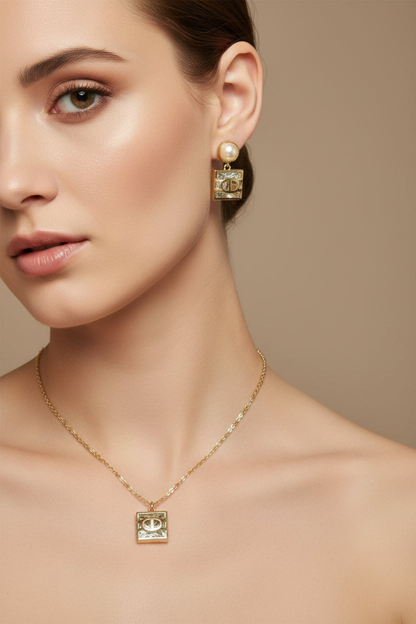 14K CD INSPIRED 2PC-SET