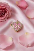 14K BRIGITTE HEART LOCKET PENDANT