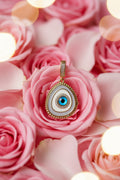 14K EVIL EYE PENDANT