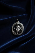 14K GUADALUPE VIRGIN OVAL PENDANT