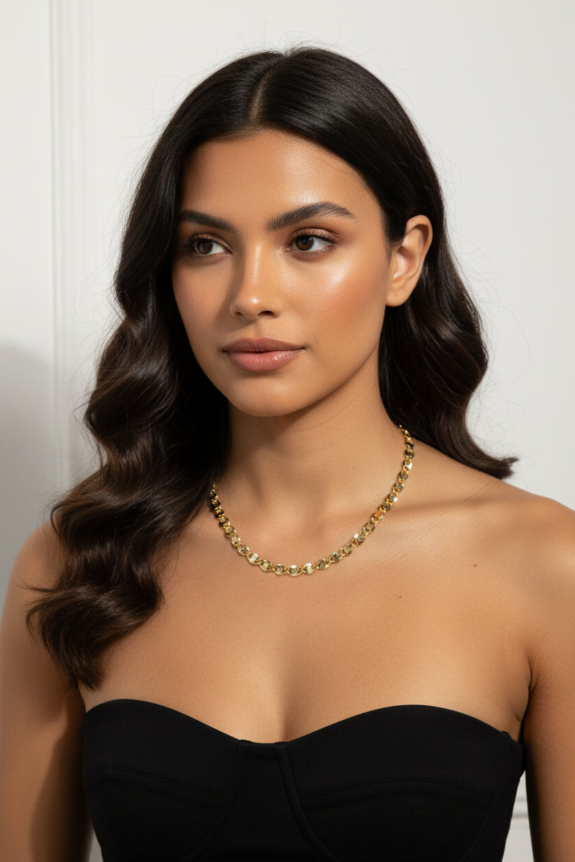 14K 20IN GARIBALDI CHAIN NECKLACE 4.3N-50CM LCC-41120001