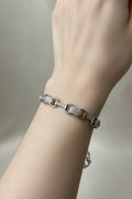 WHG CLEAR HORSEBIT ANCHOR CHAIN BRACELET