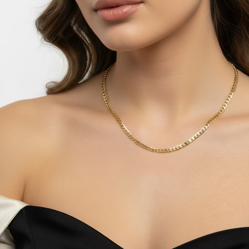 14K 20IN CUBAN NECKLACE 2N-50CM LCC-27210042