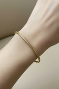 14K 7.5IN ROUND SNAKE BRACELET 2.5N-19CM