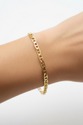 14K 7.5IN GUCCI LINK BRACELET 3.5N-19CM LCC-36750046