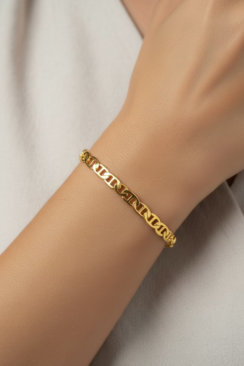 14K 7.5IN GUCCI LINK BRACELET 5N-19.CM LCC-36750073