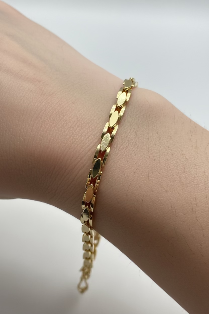 14K 7IN+EXT PANTHER LINK BRACELET 4.3N LCC-42730001