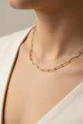 14K 18IN PAPERCLIP LINK CHAIN 3.8N-45CM LCC-3976006X