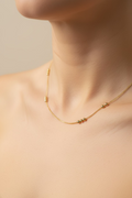 14K 18IN BALL CHAIN LINK NECKLACE 3N-45CM LCC-42960001