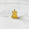 14K LV INSP BEAR PENDANT - YELLOW