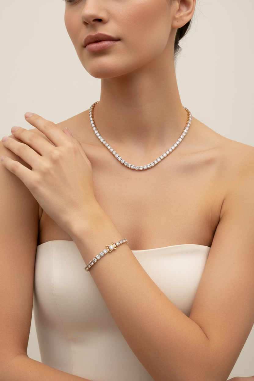 14K TENNIS 2 PIECE SET X001272802