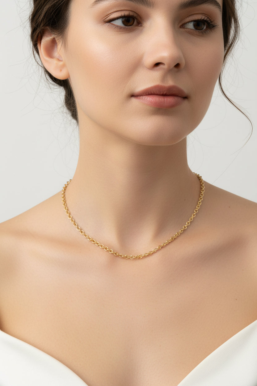 14K 20IN TRIPLE ROLO CHAIN NECKLACE 2.5N-50CM LCC-30930034