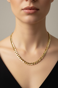 14K 22IN MIAMI CUBAN NECKLACE CHAIN X000994039