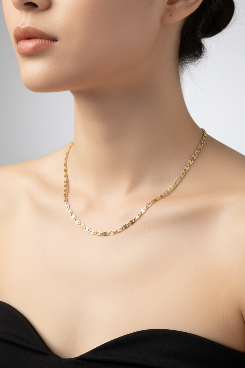 14K Valentino Necklace Chain 2.5N-50CM LCC-29470022