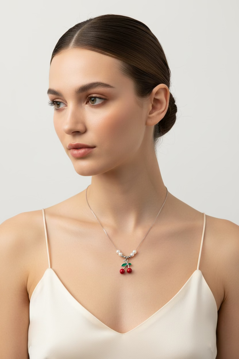 STS CHERRY PEARL NECKLACE T001150385