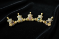 14K CLOVER TEDDY BEAR 5 COLOR OPTIONS