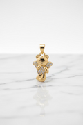 14K ANGEL BEAR MINI PENDANT