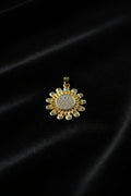 14K SUNFLOWER PENDANT