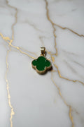 14K GREEN CLOVER PENDANT DC-89440005