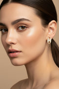 14K GUCCI COFFEE BEAN STUD EARRING SY1042A
