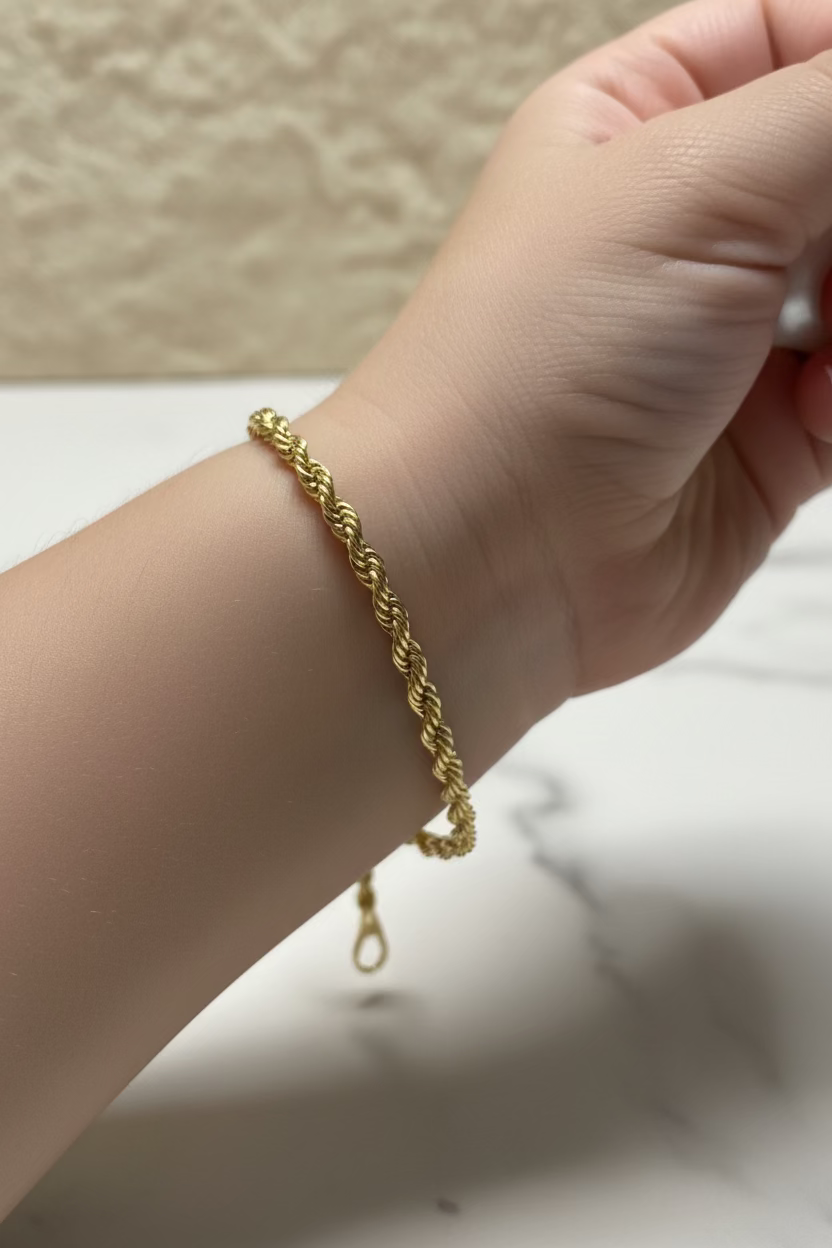 14K 6IN ROPE YOUTH BRACELET 3N-BB LCC-28450343