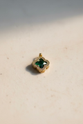 14K GREEN CLOVER PENDANT