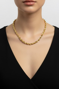 14K ROPE CHAIN NECKLACE 4N-60CM LCC-43190011