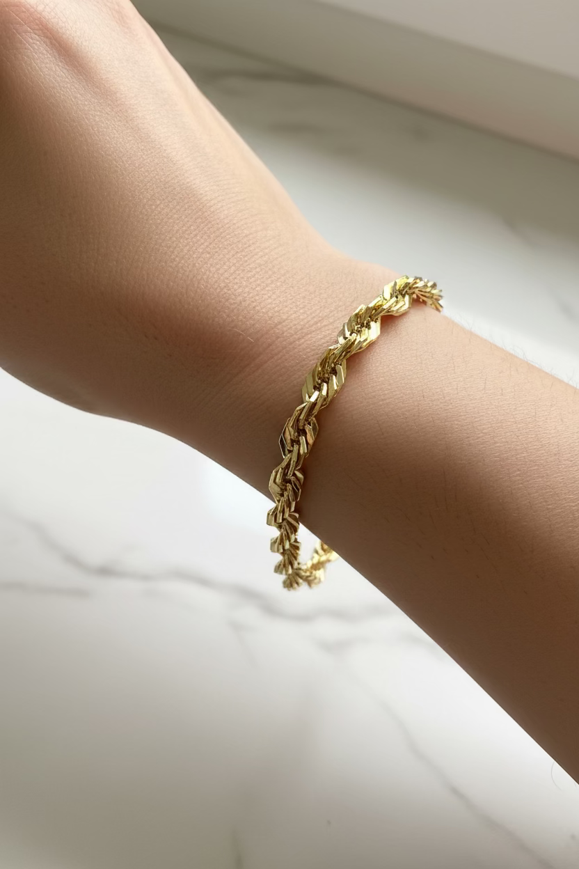 14K ROPE CHAIN BRACELET 5N LCC-43190003