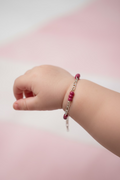 14L RED BEADED PROTECTION BRACELET  TH-05680001