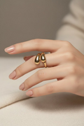 14K TEARDROP RING