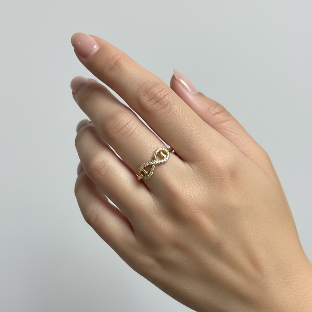 14K INFINITY DESIGN RING X001226644