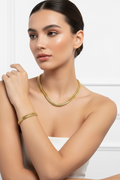 14K BISMARK CHAIN NECKLACE AND BRACELET SET X000988154