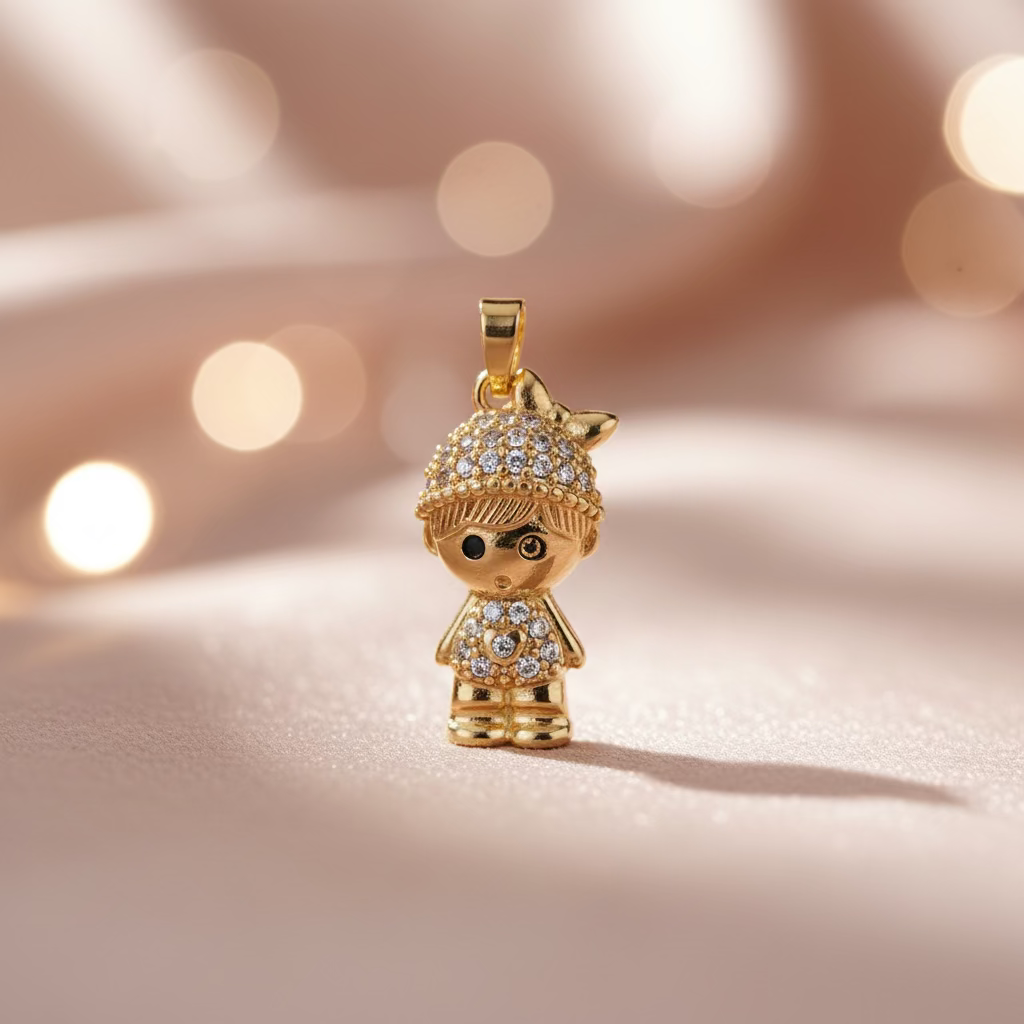14K LITTLE BOY CHARM PENDANT