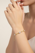 14K SAN JUDAS TADEO RELIGIOUS LINK BRACELET MS-23660005