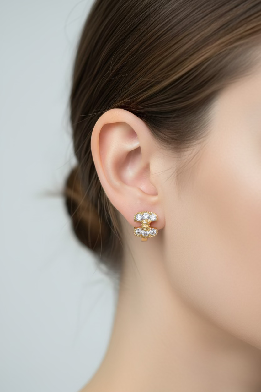 14K CC INSP HUGGIE EARRING MY114A