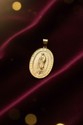14K OUR LADY OF GUADALUPE PENDANT