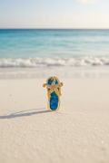 14K SEASTAR FLIP FLOP SHOE PENDANT
