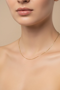 14K BOX CHAIN NECKLACE 60CM X000781954