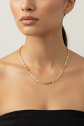 14K FLAT MARINER LINK CHAIN NECKLACE 3.5N-60CM LCC-34720008