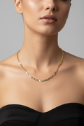 14K VALENTINO LINK CHAIN NECKLACE 4N-60CM LCC-31340008