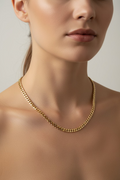 14K MIAMI CUBAN LINK STYLE NECKLACE 3N-60CM LCC-27360082