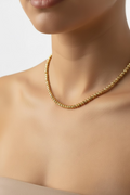 14K 28IN DIAMOND-CUT BALL CHAIN 4N-70CM TH-04450028
